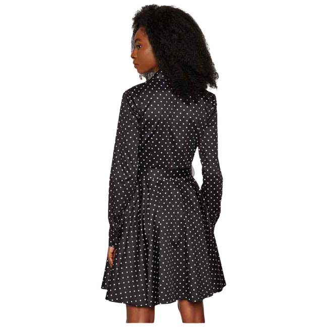 Módní Shea šaty, Černá barva, 2021