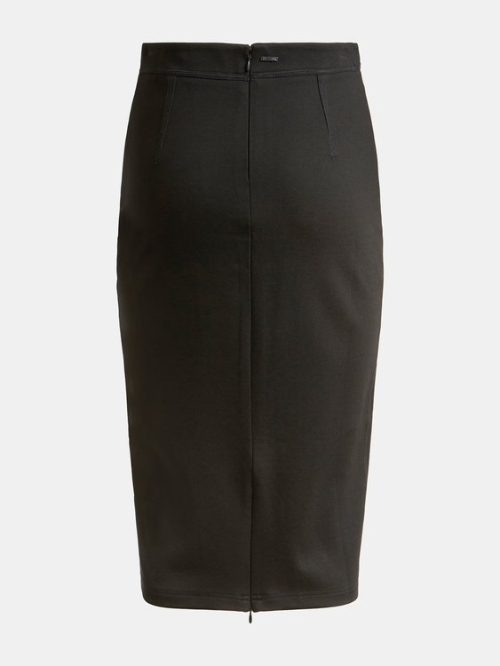 Guess – Flavia midi sukně, Černá barva 2