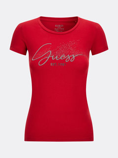 Front logo tričko Červená barva Ženy