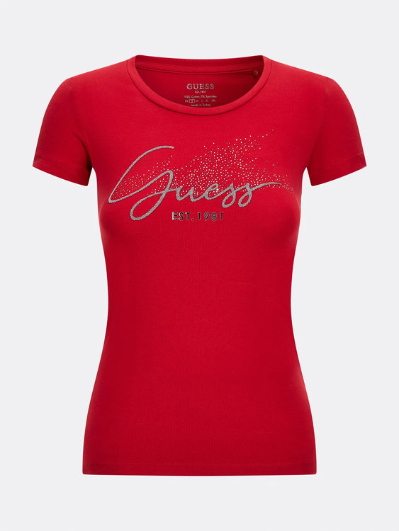 Front logo tričko Červená barva Ženy