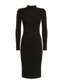 Guess, Černá barva Denise šaty