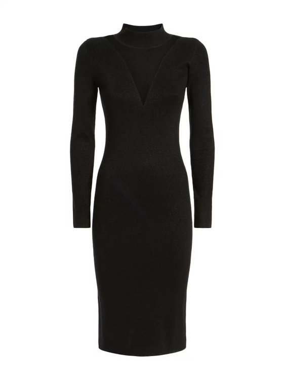 Guess, Černá barva Denise šaty