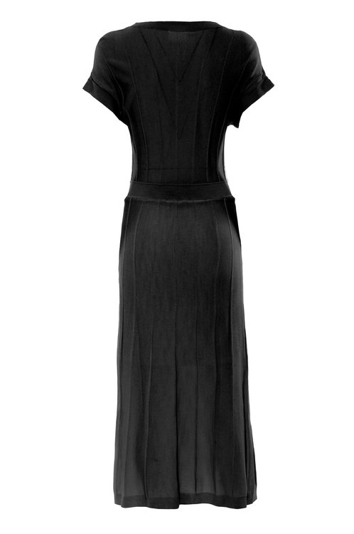 Luxusní Taupe šaty, Černá barva, XS, S, M, L