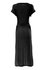 Luxusní Taupe šaty, Černá barva, XS, S, M, L