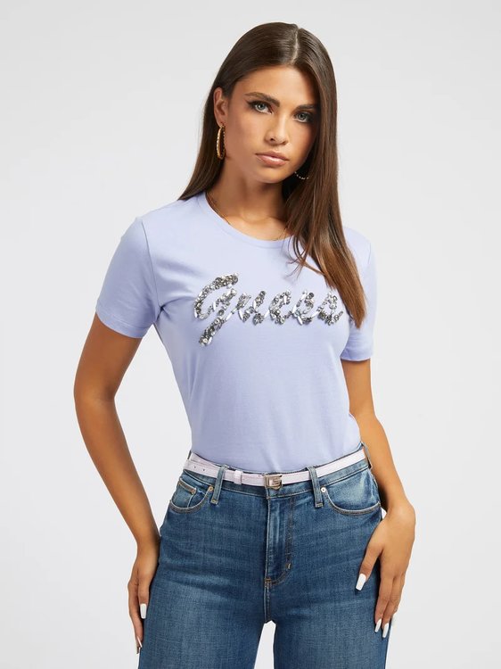 Guess – Bonita triko, Fialová barva