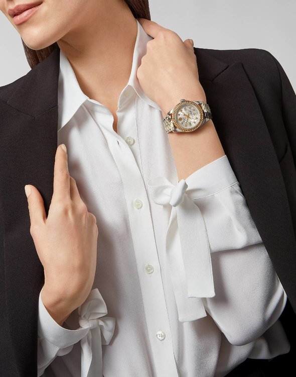 QUEEN hodinky Stříbrná, Zlatá barva Ženy