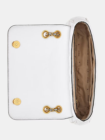 Módní Giully crossbody, Bílá barva, 2023
