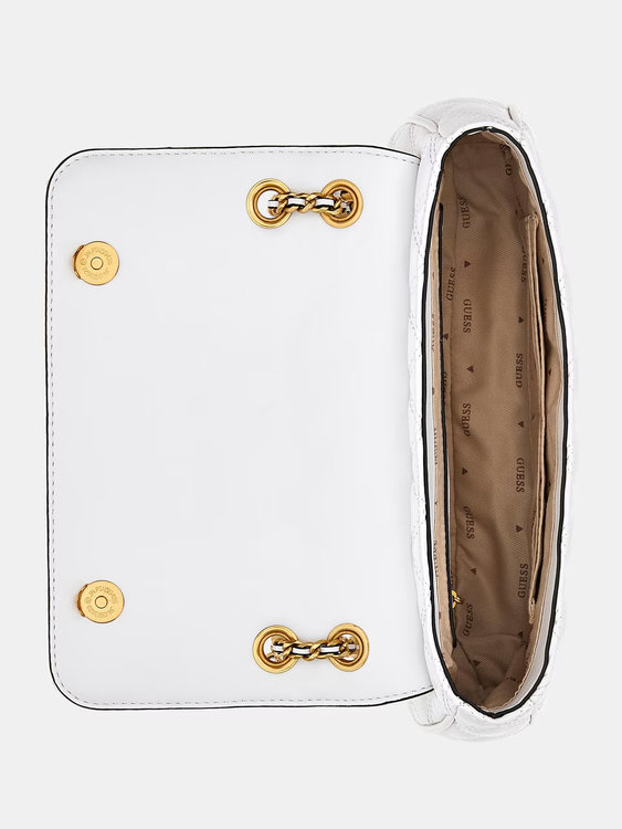 Módní Giully crossbody, Bílá barva, 2023