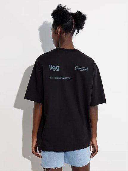 Módní Empower Slogan triko, Černá barva, 2023