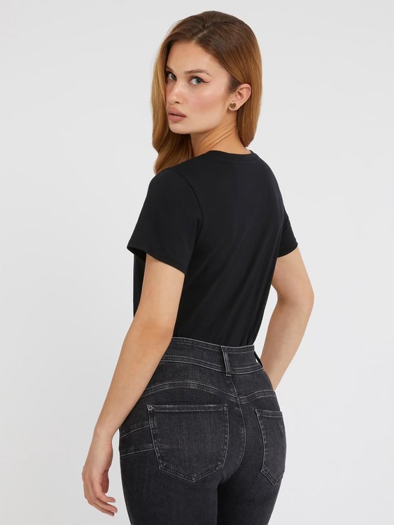 1981 Crysta triko – GUESS, Černá barva Ženy