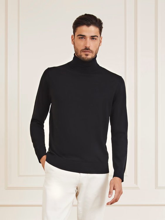 Marciano – Merino Essential svetr, Černá barva