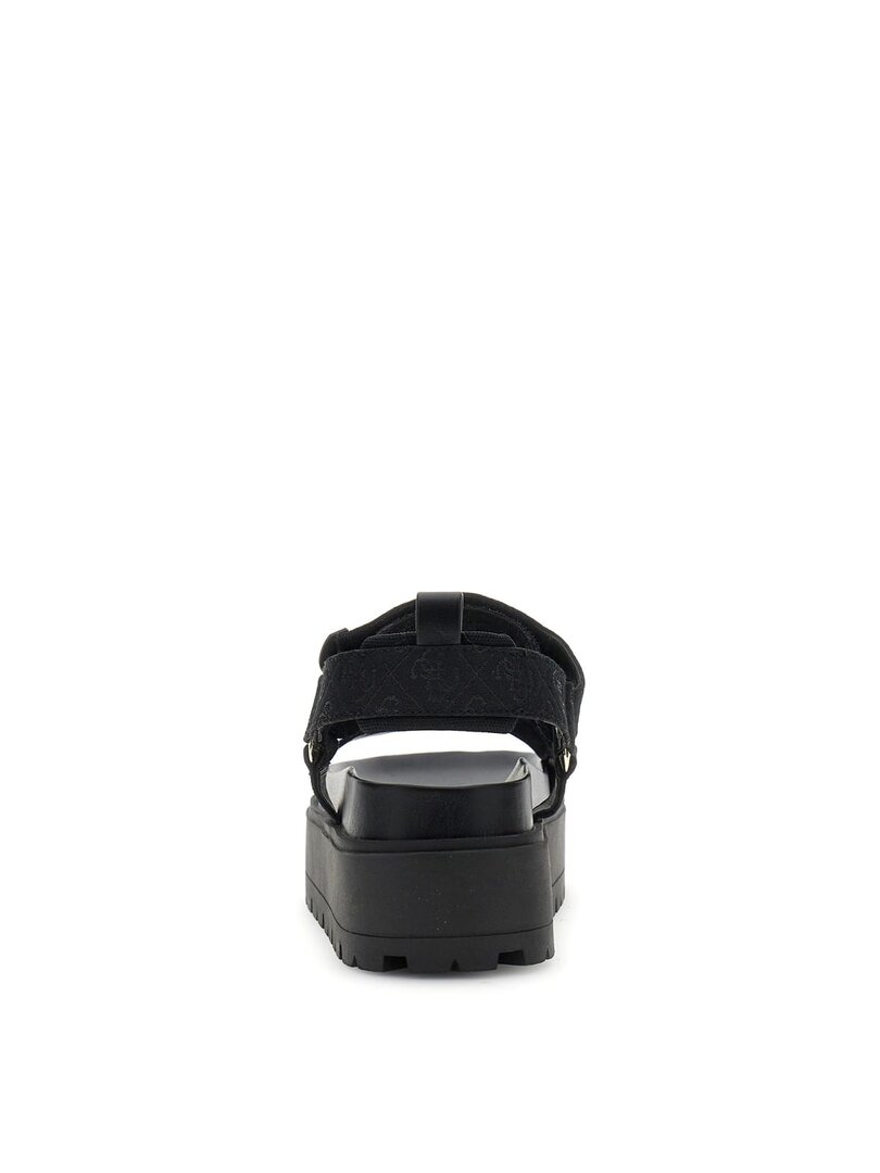 Módní FLJFTTFAL03-BLACK KLÍNOVÉ SANDÁLY, 2026