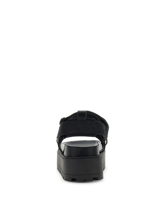 Módní FLJFTTFAL03-BLACK KLÍNOVÉ SANDÁLY, 2026