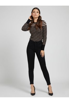 Módní Logo svetr, Béžová barva, 2021