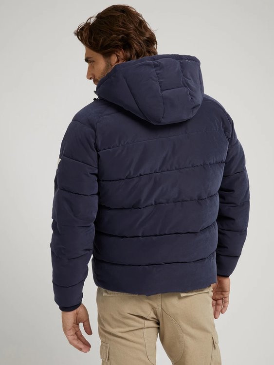 Padded bunda – Guess, Modrá, Navy barva Muži 1