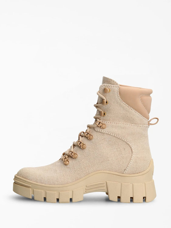 Luxusní Hearly combat boots, Béžová barva, 37, 38, 39
