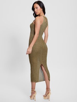 Alexie šaty – GUESS, Bronzová barva Ženy