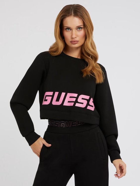 GUESS – V3YQ02K7UW2-JBLK MIKINA L/S