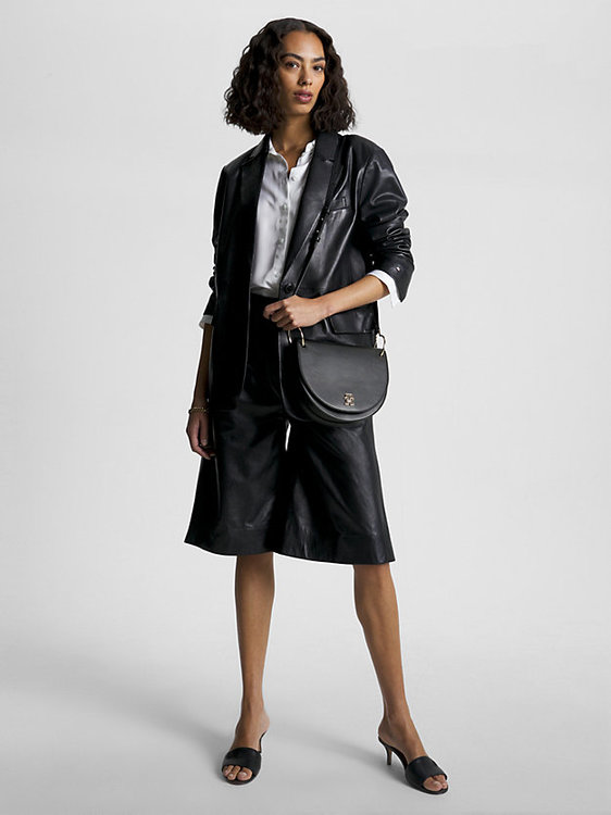 TH Chic Saddle crossbody Černá barva Ženy