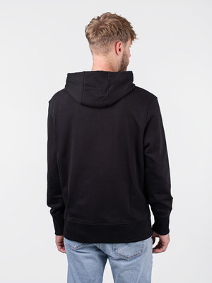 Módní Connected layer mikina, Černá barva, 2023