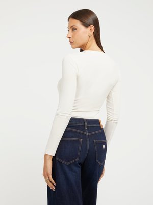 Leo Triangle triko – GUESS, Bílá barva Ženy