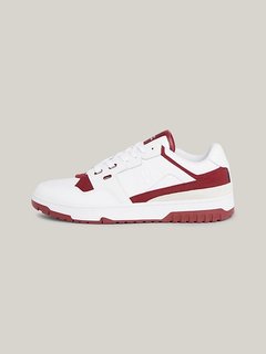 Bílá, Vínová barva, TH Basket Street tenisky