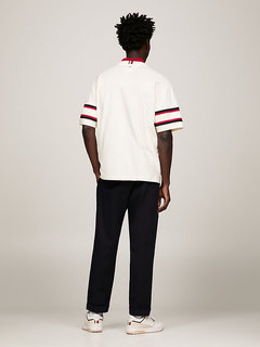 Monotype Sleeve Colourblock triko Krémová barva Muži