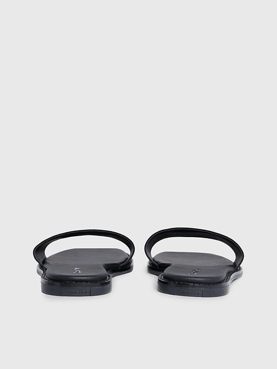 Luxusní Flat pantofle, Černá barva, 36, 38, 39