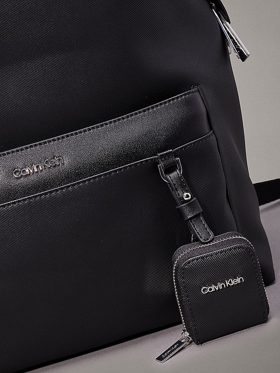 Luxusní CK Round batoh, Černá barva, OS