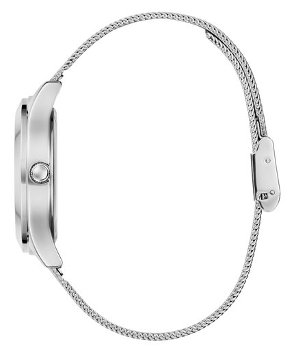 Módní Glitz Plaque hodinky, Stříbrná barva, 2025