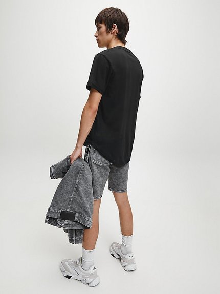 Módní Badge Triko, Černá barva, 2021, 2020