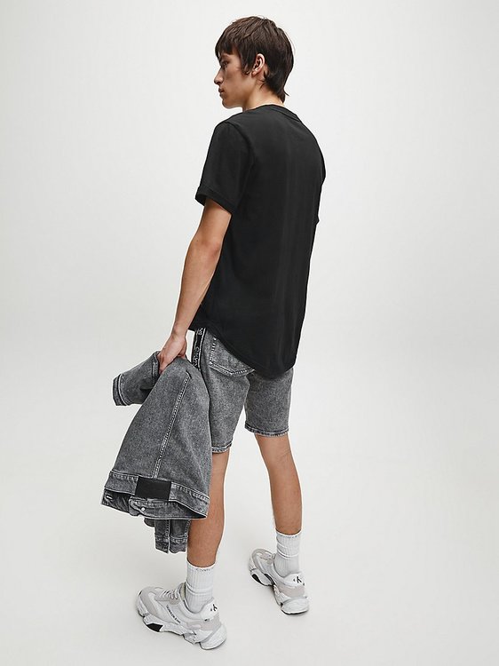 Módní Badge Triko, Černá barva, 2021, 2020