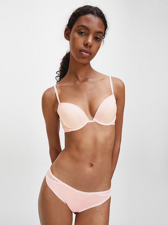 Flirty podprsenka – Calvin Klein Underwear, Krémová barva Ženy