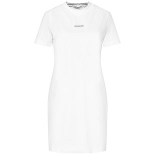 Calvin Klein Jeans, Bílá barva Organic tričkové šaty