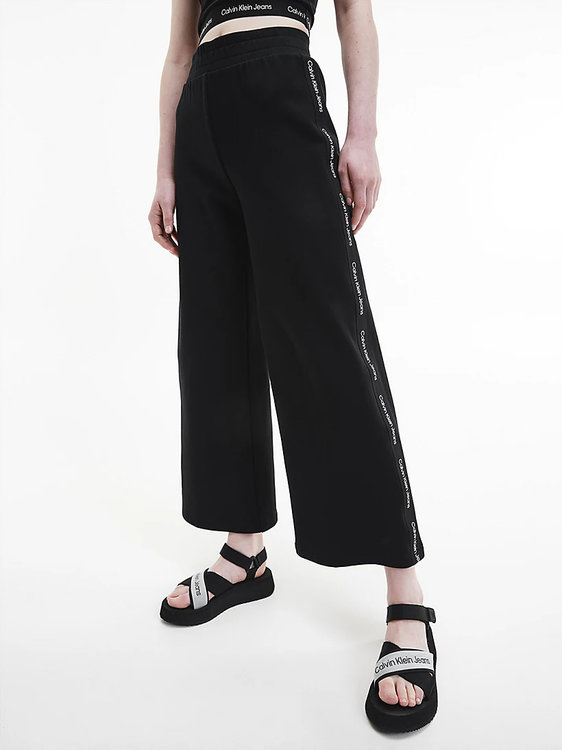 Logo tape tepláky – Calvin Klein Jeans, Černá barva Ženy