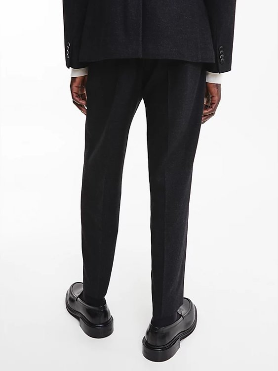 Cropped kalhoty – Calvin Klein, Černá barva Muži