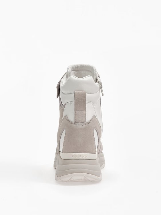 Módní Orlando kotníkové tenisky, Béžová barva, 2022