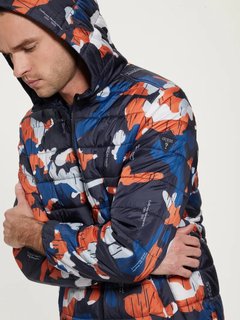 Guess, Multi, Navy barva Multi-Transformable bunda