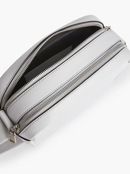 Módní Ultralight crossbody, Šedá barva, 2023