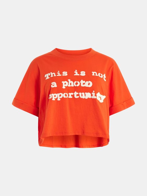 GUESS – Not A Photo triko, Oranžová barva 1