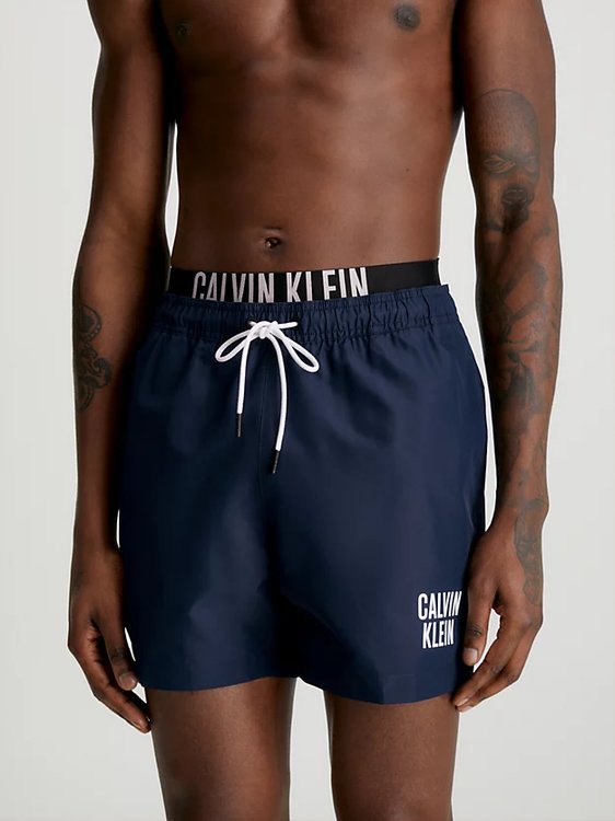 Intense Power plavky – Calvin Klein Swimwear, Modrá, Navy barva Muži