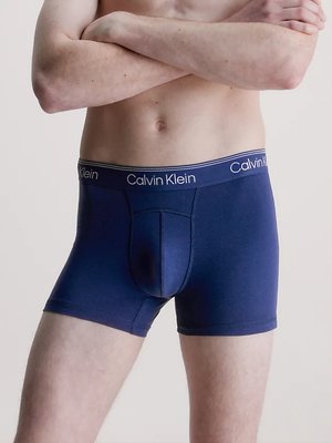 Athletic Cotton boxery – Calvin Klein Underwear, Modrá barva Muži