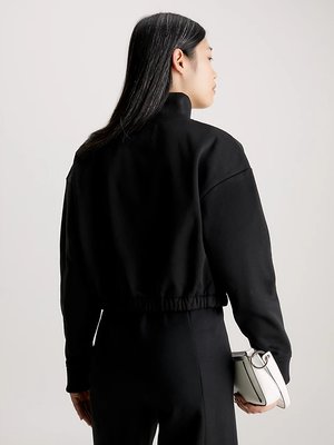 Waist Drawcord mikina – Calvin Klein Jeans, Černá barva Ženy