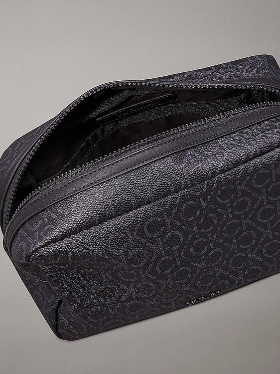 Luxusní CK Must Mono kosmetická taška, Černá barva, OS