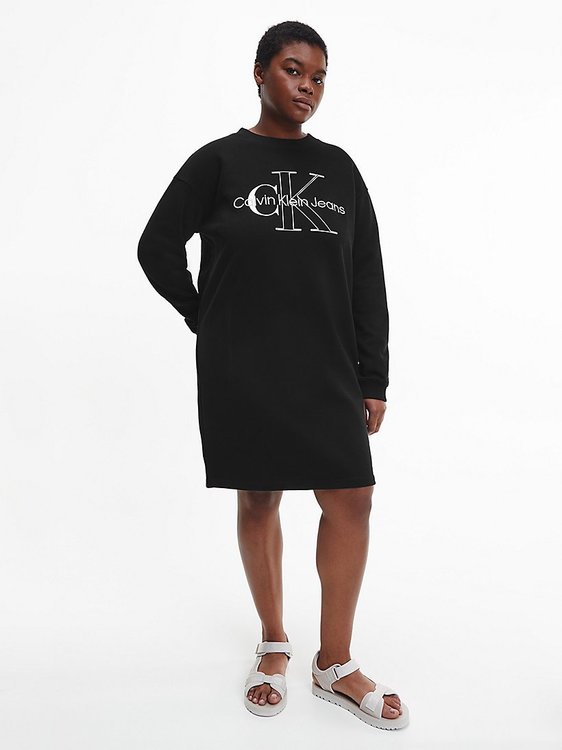 J20J218403-BEH šaty l/s – Calvin Klein Jeans Ženy