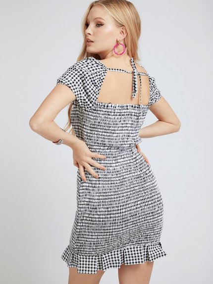 Módní Gingham šaty, 2021