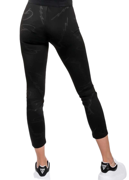 Luxusní Sebastiana legíny, Černá barva, XS