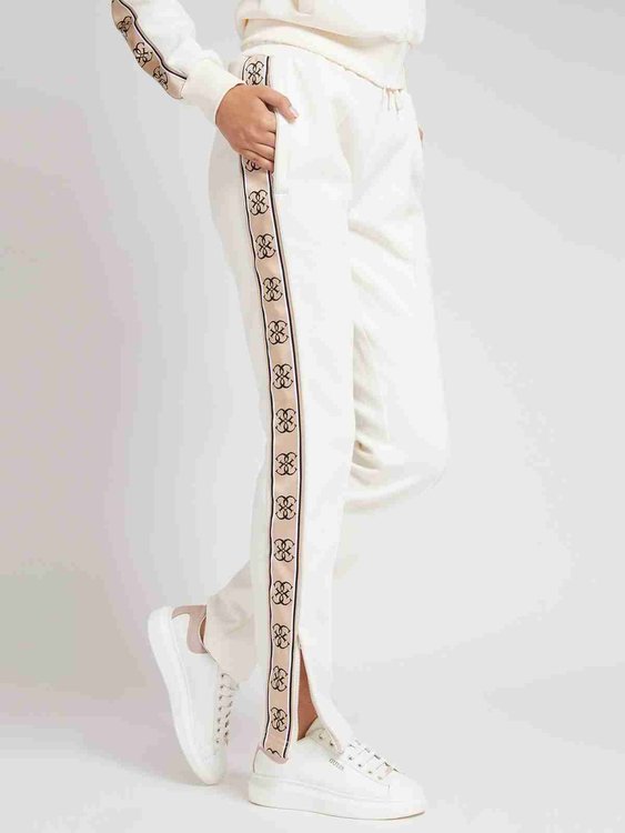 Módní Britney 4G logo tepláky, Krémová barva, 2022 2