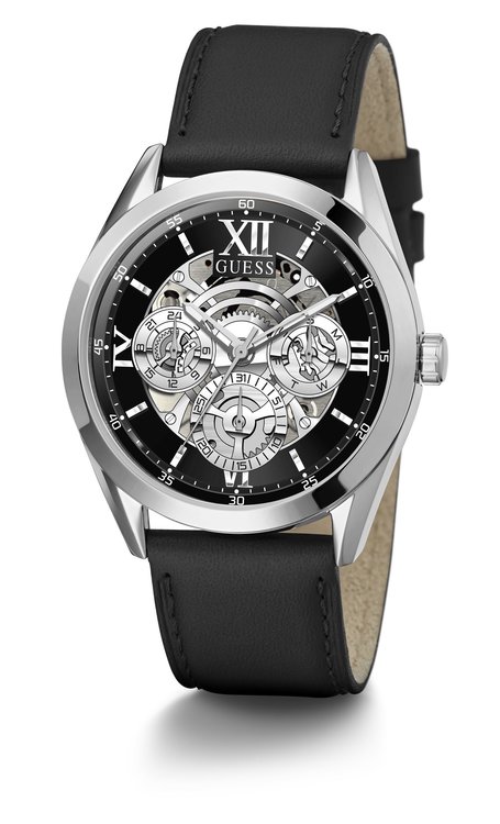 Hodinky Tailor Černá, Stříbrná barva Muži