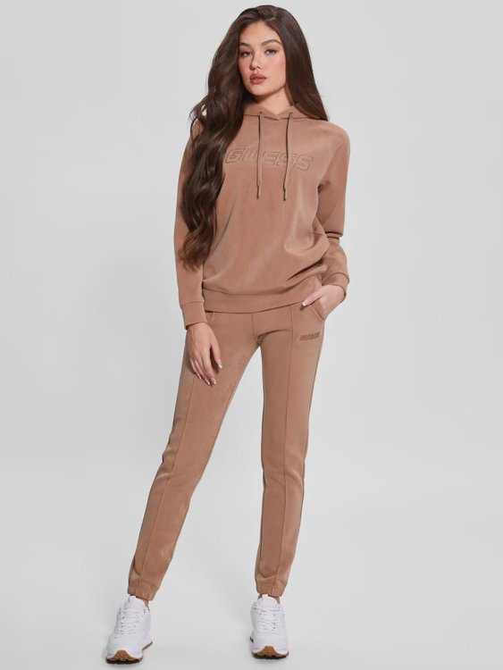 Módní Euphemia mikina, Hnědá barva, 2023